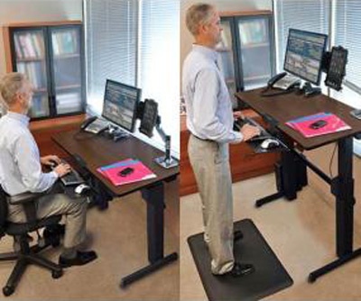 Ergotron Standing Desk in Multiple Positions