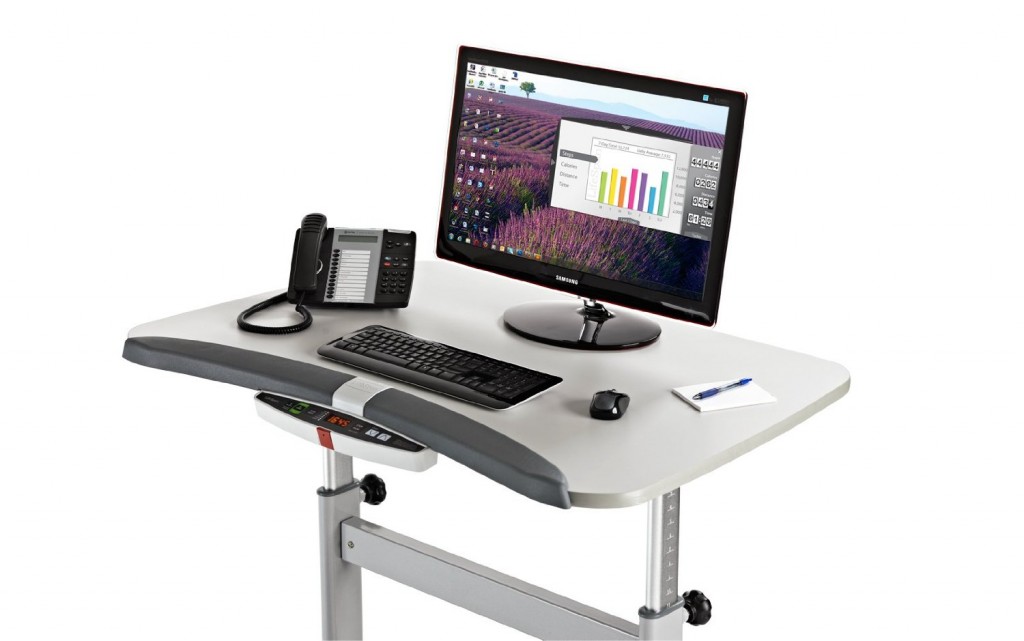Desktop of the LifeSpan Treadmill Desk