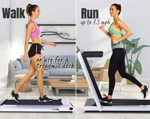 Folding Walking Treadmill for Standing Desks