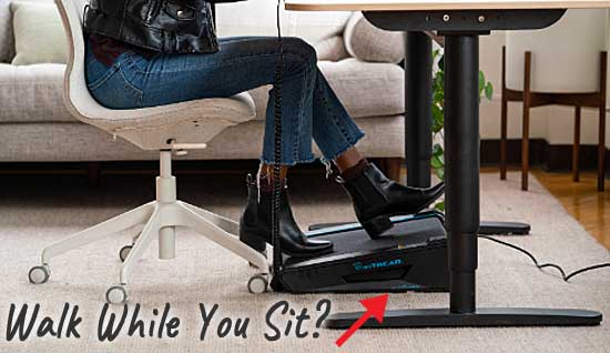 Mini Treadmill for Desk Enables You to Exercises and Walk While You Work