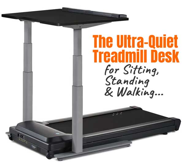 Ultra Quiet Treadmill Desk for Lifespan Fitness